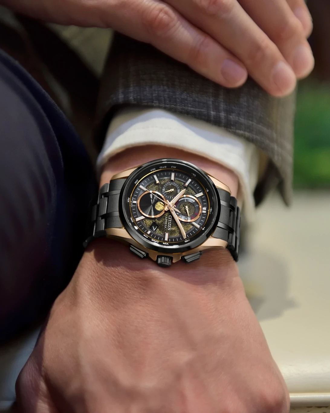 ATTESA HAKUTO-R Yellow Dial Super Titanium with DLC Coating